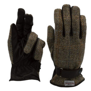 Harris Tweed Hallbrook Handschoenen White Sand
