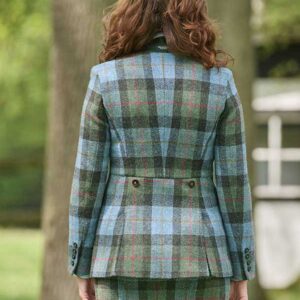 Harris Tweed Dames Jasje "Carola" In Highland Check