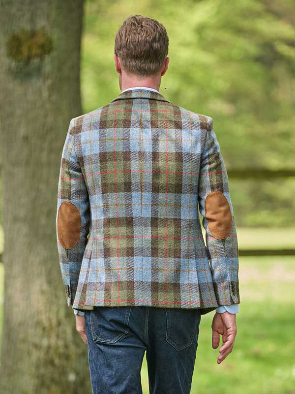 Harris Tweed Jacket "London" In Highland Check
