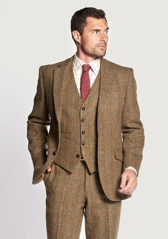 Harris Tweed Colbert, Patrick Jacket - Mustard