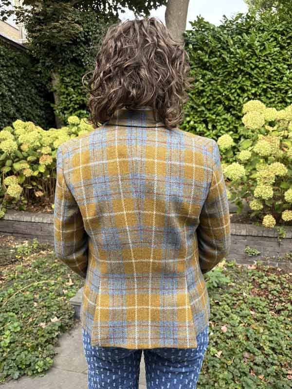 Harris Tweed Dames Blazer "LadiesClub" In Amber Check