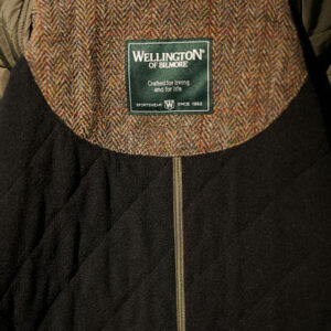 Heren SteppJack "Boston" Met Harris Tweed Details In Olive