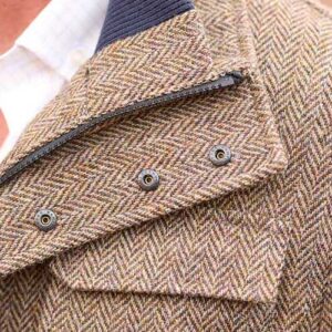 Harris Tweed jack "Stanford" In Country Herringbone