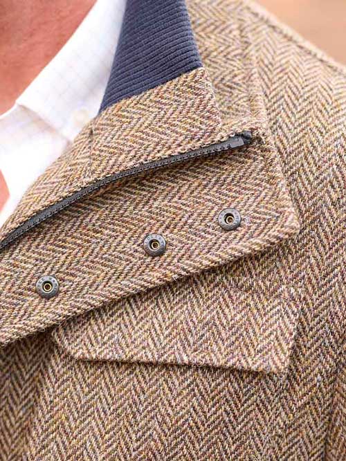 Harris Tweed jack "Stanford" In Country Herringbone