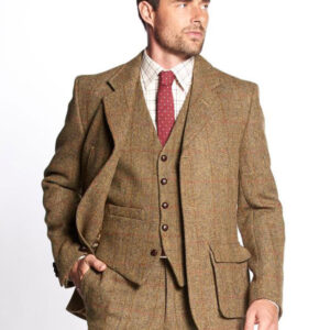 Harris Tweed Colbert, Callum Utility Jacket - Mustard
