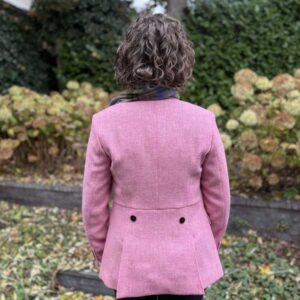 Harris Tweed Dames Jasje "Carola" In Pink Twill