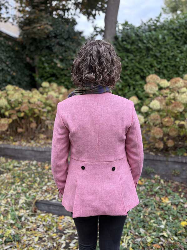 Harris Tweed Dames Jasje "Carola" In Pink Twill