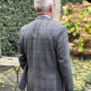 Harris Tweed Jacket "London" In Anthra Check