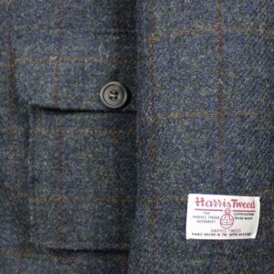 Harris Tweed Field Coat, Boyd Coat - Blue