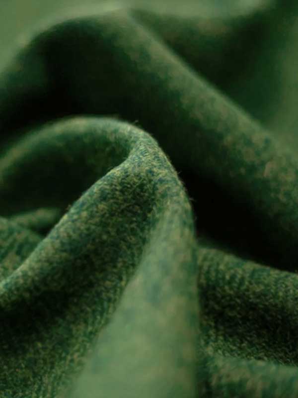 Harris Tweed Jacket "London" In Green Twill