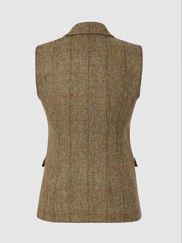 Harris Tweed Pippa Waistcoat - Mustard