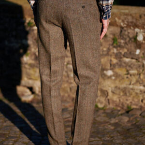 Harris Tweed Pantalon "Mr Miller" In Evergreen