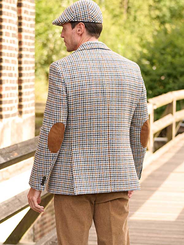 Harris Tweed Jacket "London" In Cream Cocktail