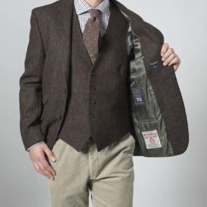 Harris Tweed Jacket "London" In Multicolor