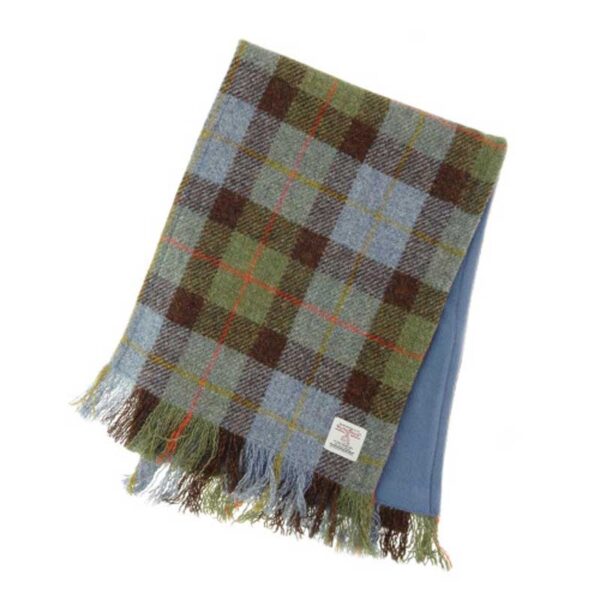 Harris Tweed Scarf In MacLeod Tartan
