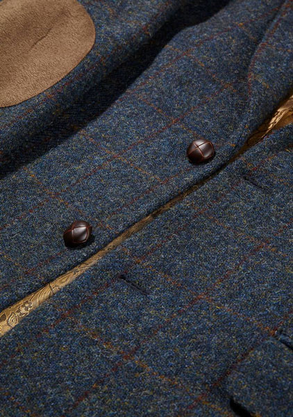 Harris Tweed Colbert, Patrick Jacket - Blue Multi
