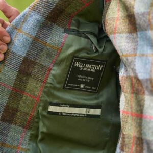 Harris Tweed Jacket "London" In Highland Check
