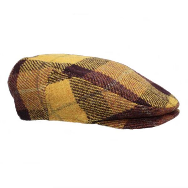 Harris tweed Ladies cap Autumn Check
