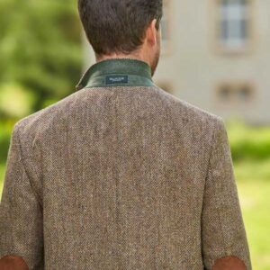 Harris Tweed Jacket "London" In Country Herringbone