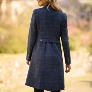Harris Tweed Damesjas "Brenda" In Scottish Blue