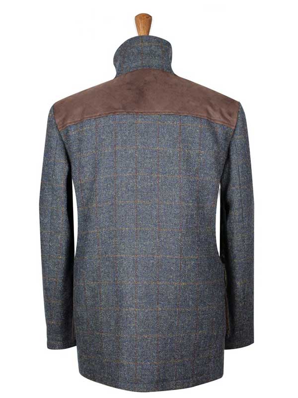 Harris Tweed Field Coat, Boyd Coat - Blue