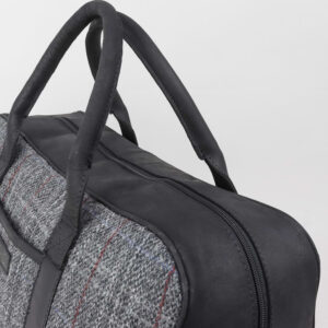 Grey Harris Tweed Holdall