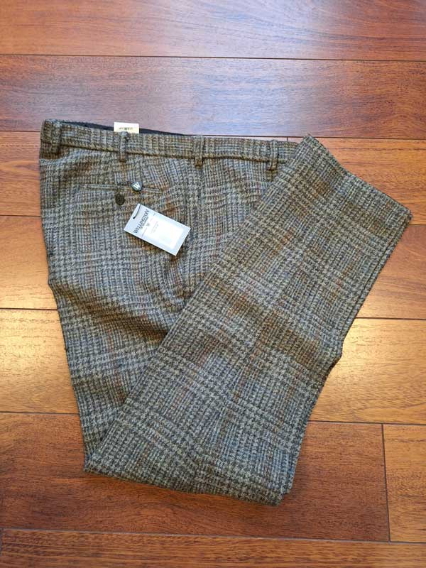 Harris Tweed Pantalon "Mr. Miller" Greystone Overcheck