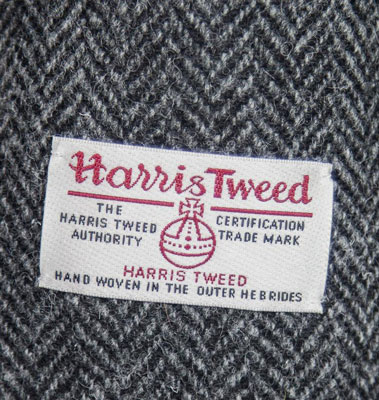 Harris Tweed Overjas, Murdo ¾ Coat - Charcoal