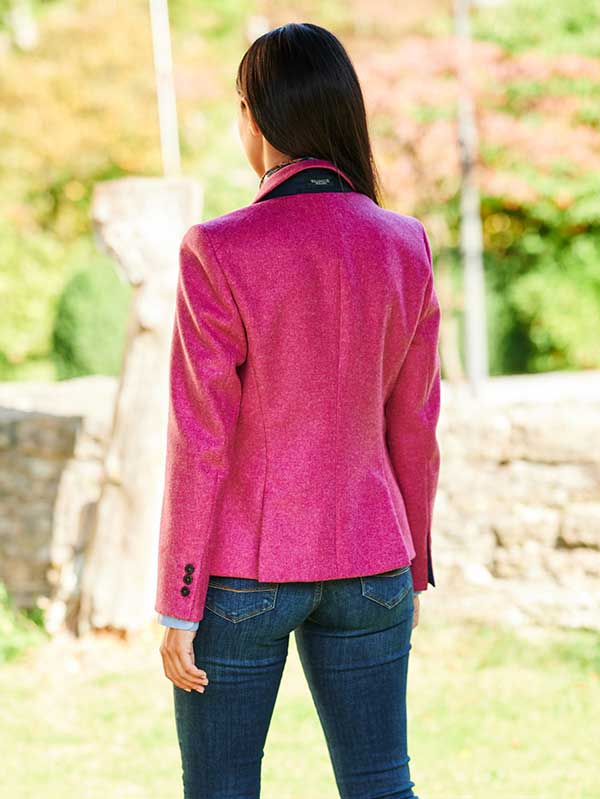 Harris Tweed Dames Jasje "Carola" in Rose