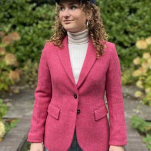 Harris Tweed Dames Jasje "Ami" In Pink