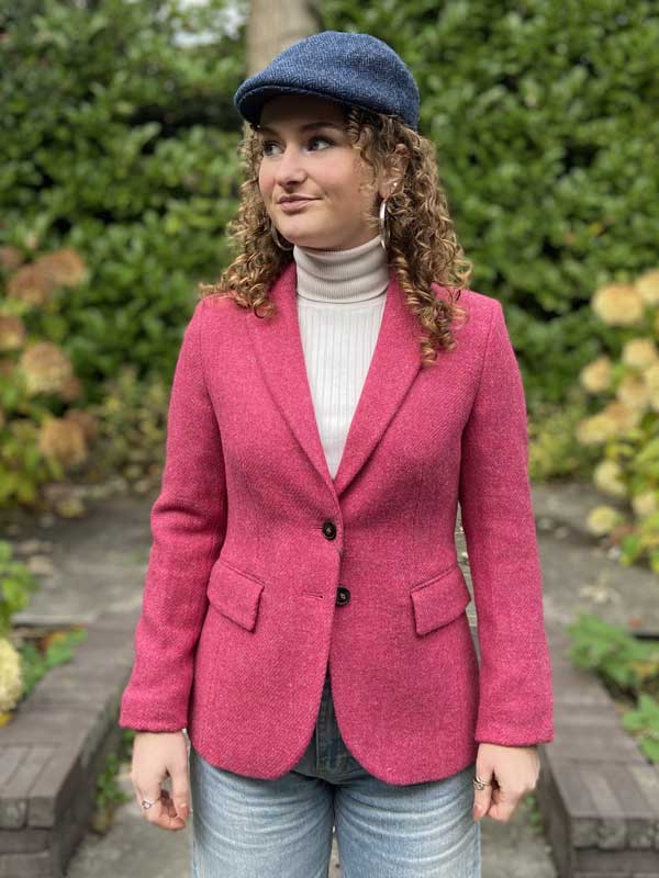 Harris Tweed Dames Jasje "Ami" In Pink