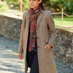 Harris Tweed Damesjas "Emilia" In Scottish Check