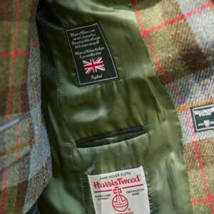 Harris Tweed Jacket "London" In Highland Check