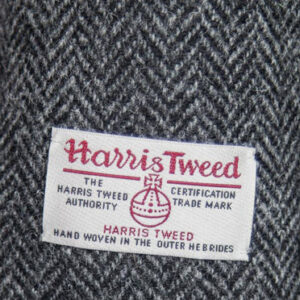 Harris Tweed Overjas, Chelsea Overcoat - Charcoal