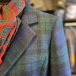 Harris Tweed Damesjas "Emilia" In Blackwatch