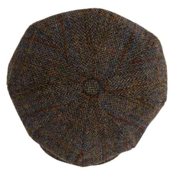 Christies of London, Harris Tweed 8 Piece Baker Boy Flat Cap