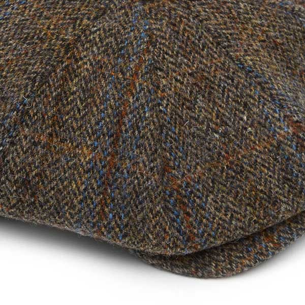 Christies of London, Harris Tweed 8 Piece Baker Boy Flat Cap