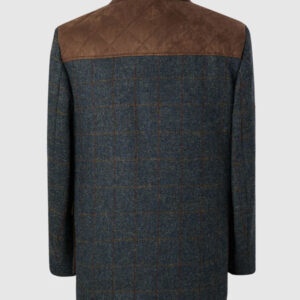 Harris Tweed Field Coat, Boyd Coat - Blue
