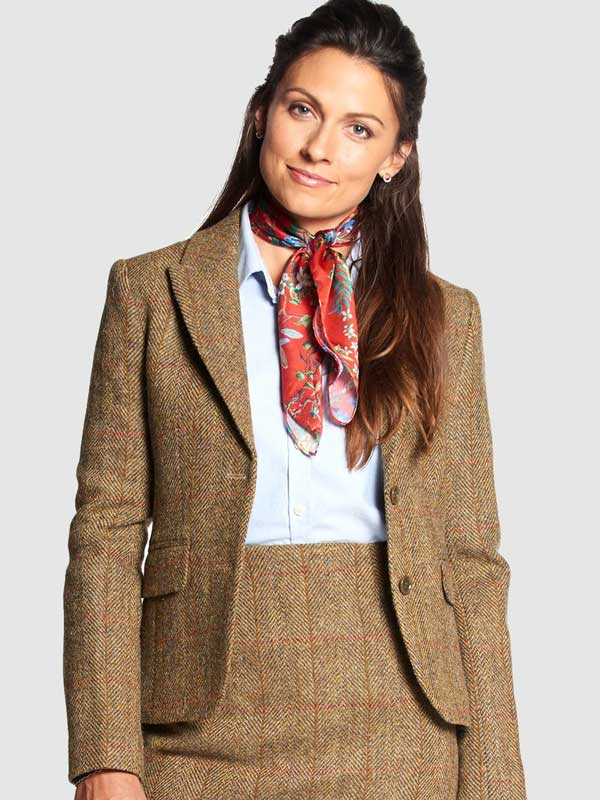 Harris Tweed Jacket Tammy - Mustard