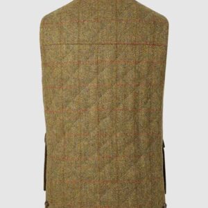 Harris Tweed Gilet, Bodywarmer - Mustard