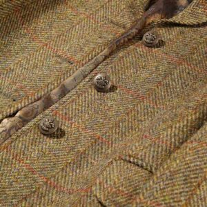 Harris Tweed Dames Jas Claire - Mustard