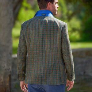 Harris Tweed Jacket "London" In Green Castle