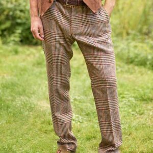 Harris Tweed Pantalon "Mr. Miller" In Scottish Check