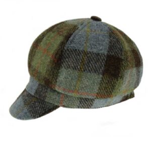 Harris Tweed Ladies One-Size Cap in MacLeod Tartan