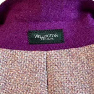 Harris tweed Dames Jasje "LadiesClub" In Rose Tweed