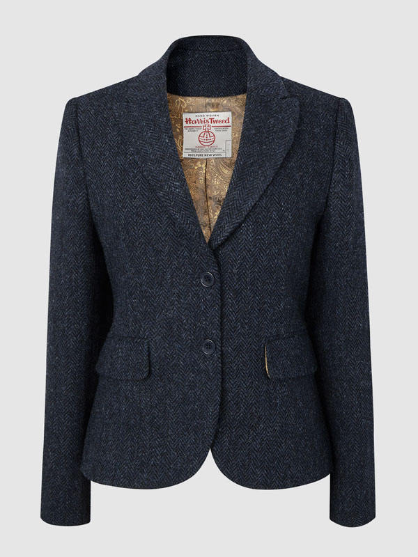 Harris Tweed Jacket Tammy - Navy