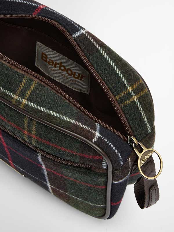 Barbour Allowhay Tartan Wash Bag