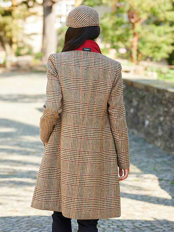 Harris Tweed Damesjas "Emilia" In Scottish Check