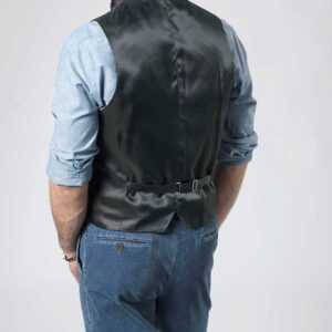 Harris Tweed Vestje "Tailor" Zonder Revers In Country Classic