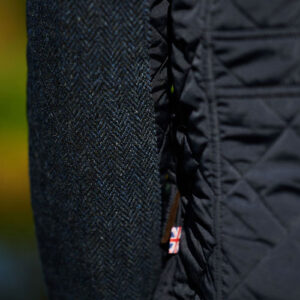 Heren SteppJack "Boston" Met Harris Tweed Details In Navy